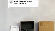 Have you ever wondered what you can find in the Renewd® iPhone box? Check it out! #unboxing #packaging #sustainable #contents | Renewd