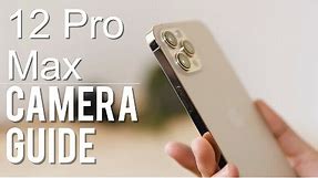 IPhone 12 Pro Max Basic Camera Guide