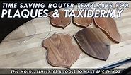 How To Easily Create Plaques & Taxidermy Mounts With Router Templates