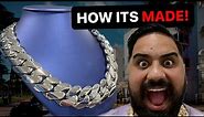 See How This Stunning Silver Cuban Link Chain is Handmade in Miami!