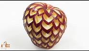 How To Make Apple Carving - The In Fruit Carving Designs