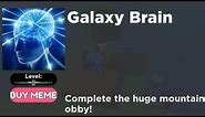 How to get GALAXY BRAIN in FIND THE MEMES Roblox