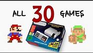 ALL 30 GAMES for Nintendo Classic Mini