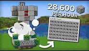 Minecraft Easy 5 Minute Cobblestone Farm - Fully Automatic