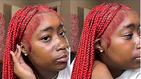 How to do knotless box braids on yourself | Beginner friendly