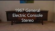 General Electric Danish Modern Console Stereo Record Player