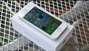 NEW iPhone 5s (Silver): Unboxing & First Impressions