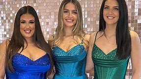 ✨ Another new style to recently arrive in store….. This beautiful satin dress features a boned, corset bodice which is super flattering on the waistline. The beadwork on the bust line adds that touch of sparkle whilst the full A-line skirt gives that ‘swish’ factor. Available to try on in store in Royal, Teal, Emerald and Black. Book your prom appointment via our website (link in bio) #prom #promdress #promdresses #prom2024 #prom2k24 #promgowns #promshoppromgirls #promshoppromgirl #promshop #the