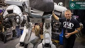 Making a RoboCop ED-209 Life-Size Replica!