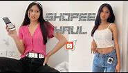 SHOPEE HAUL: y2k aesthetic (flip phone, clothes, accessories, bag) ft. Doll Skill