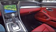 Bordeaux red leather interior on the 991.2 911