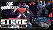 How To Convert AutoBot Cog ⚙️ Transformers War For Cybertron Siege | Transformers Official