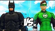 BATMAN VS GREEN LANTERN - EPIC SUPERHEROES BATTLE