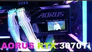 AORUS RTX 3070TI MASTER UNBOXING 📦 SETUP & LIGHT SHOW