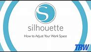 How to Change the Size of Your Work Space - Silhouette Studio