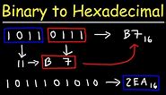 How To Convert Binary to Hexadecimal - Computer Science