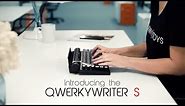 New Qwerkywriter S® The Original Typewriter Inspired Keyboard!