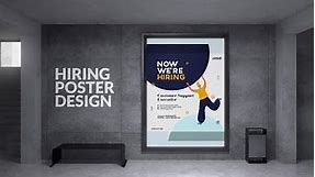 Professional Hiring Post Design | Leaflet Design For Corporate | We Are Hiring