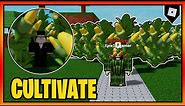 How to get the "CULTIVATE" BADGE + FARMER ABILITY in ABILITY WARS || Roblox