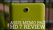 ASUS MEMO Pad HD 7 Review