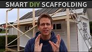 How to build a wooden scaffolding - simple but secure!