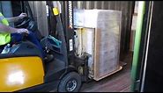 Slip Sheet Handling (unloading) - Yusen Logistics (Czech) Strancice