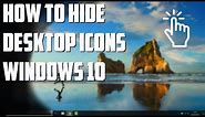How to Remove / Restore Desktop Icons in Windows 10 Without Deleting Them
