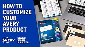 How to Use Avery Design & Print Online