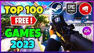 Top 100 FREE Games you should play in late 2023. (UPDATED)