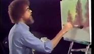 Bob Ross Painting Happy Trees... *Ohhhh here they come!*