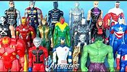 Action Figures Full Collection Avengers 1 and Avengers Age of Ultron, Marvel, Hulk, Hulkbuster