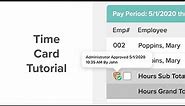 Time Card Tutorial with OnTheClock