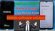 Realme 5, 5i, 5s Hang On Logo Solution with Very Easy