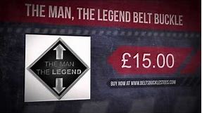 The Man, The Legend Belt Buckle