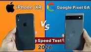 Google Pixel 6a VS iPhone XR Speed Test in 2024🔥 (Wow)