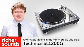 Technics SL1200G - direct drive turntable | Richer Sounds