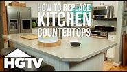 How to Remove Laminate Kitchen Countertops | HGTV