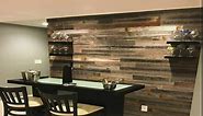 Rockin' Wood Real Wood Peel & Stick 2 & 4 Foot Length Rustic Reclaimed Naturally Weathered Barn Wood Accent Paneling Planks for Walls, 46 Square Feet