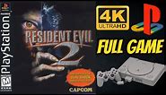 Resident Evil 2 | PS1 | 4K60ᶠᵖˢ UHD🔴| Longplay Walkthrough Playthrough Full Movie Game