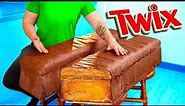 Giant Twix | How to Make The World’s Largest DIY Twix by VANZAI