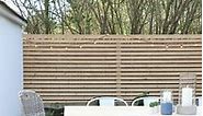 Modern Wood Slatted Outdoor Privacy Screen: Details On How To Build