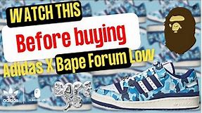 BAPE x Adidas Forum Low "30th Anniversary" EARLY Unboxing & Review