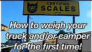 First time on the scales? How to use cat scales to accurately weigh your tow rig and trailer