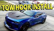Best Tow Hook and Install - 16-21 Camaro SS, 1LE, ZL1