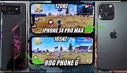 IPHONE 14 PRO MAX vs ROG PHONE 6