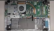 Acer Aspire 5 N19Q3 Disassembly RAM SSD Hard Drive Upgrade Battery Quick Look Inside