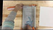 How to use the paper cutter