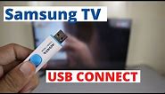 How to Use and Connect USB Drive to Samsung LED TV