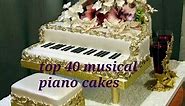 Top 40 musical piano cake designs
