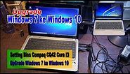 Setting Bios Compaq CQ42 Core I3 instal Windows 10 Enterprise